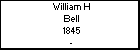 William H Bell
