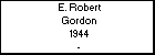 E. Robert Gordon