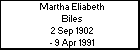 Martha Eliabeth Biles